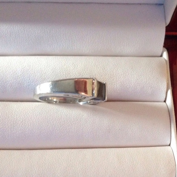 1.75 CT Black Diamond Ring 14K White Gold - Picture 2 of 4