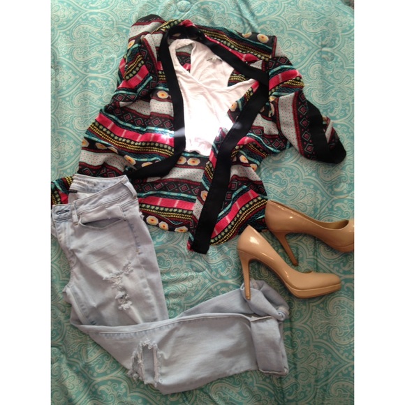 Aztec Black Kimono🌺