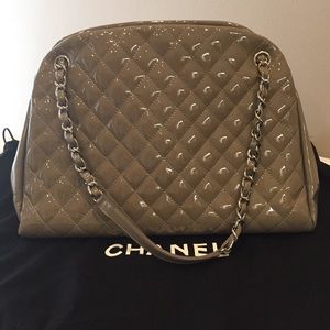 Patent leather quilted Chanel!