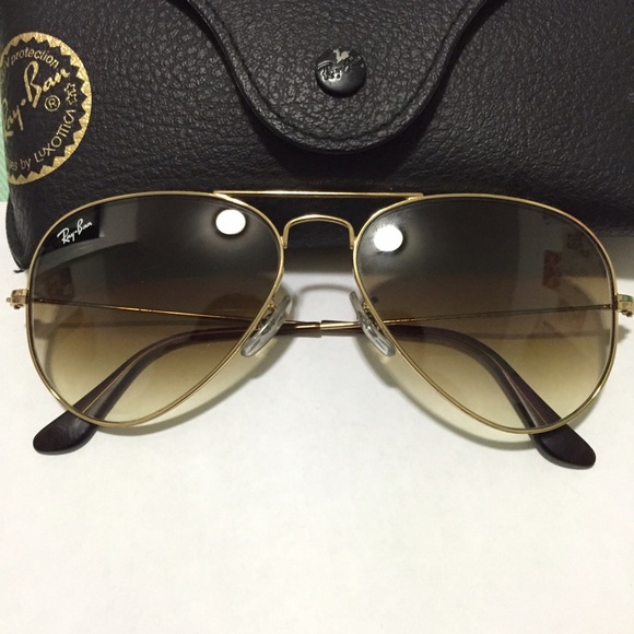 *SOLD* Rayban sunglasses aviator gradient - Picture 3 of 4