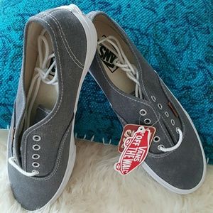 Grey Vans Authentic Slim Sneaker