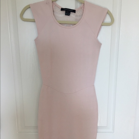 French Connection Blush Body Con Dress