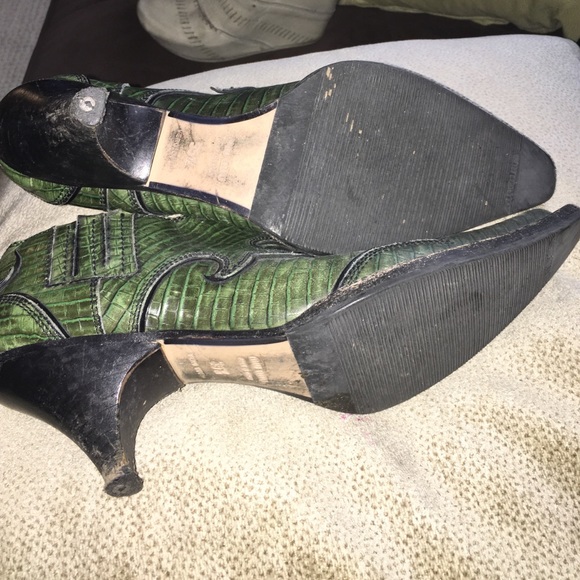 Miu Miu. By Prada Alligator Cr. Embossed. Leather. - image 4