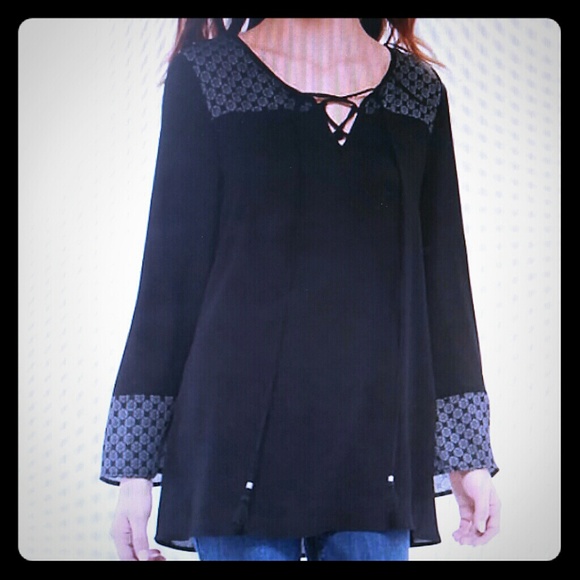 Peasant Tunic Top NWT from The Limited - Picture 1 of 2