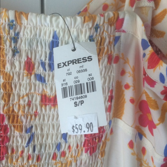 Express Floral Sundress - Picture 3 of 4