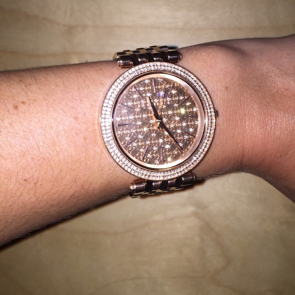 Rose gold Michael Kors watch