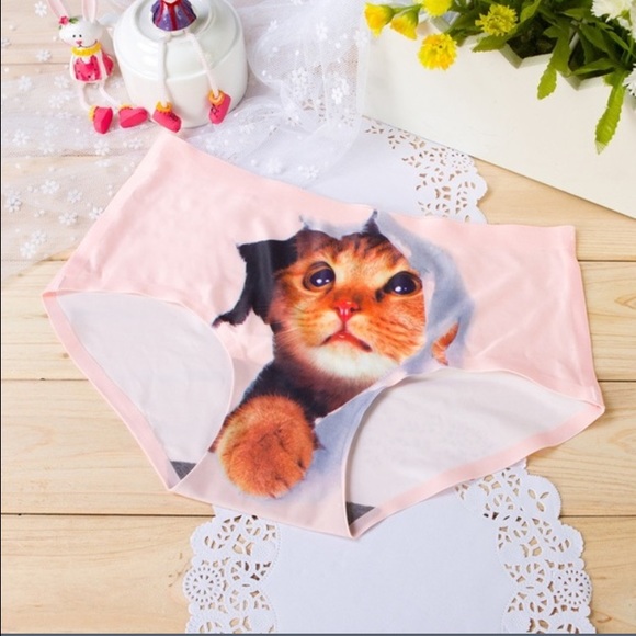 3D Kitty Cat underwear. NWT - Picture 4 of 4