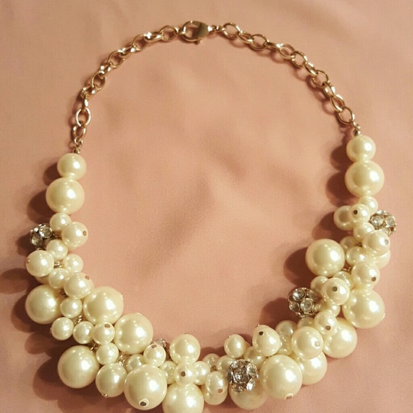 Pearl Bling Necklace -NEW!