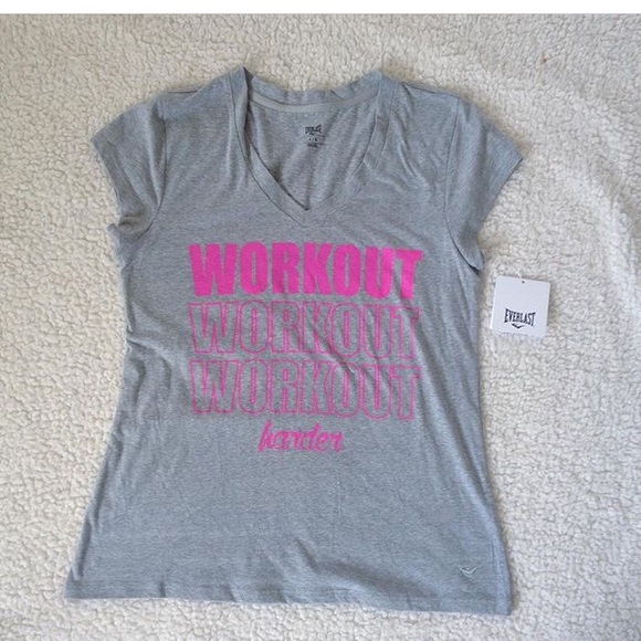 Workout tee shirt! So fun and motivating to wear!