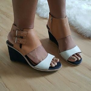 Dolce Vita leather wedge heel