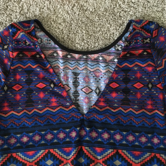 Aztec printed fitted dress - Picture 2 of 3