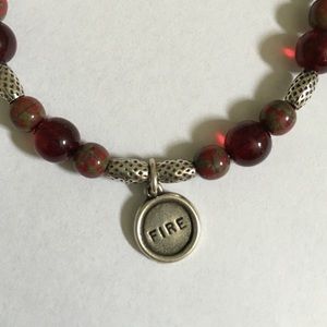 Alex and Ani "fire" bangle