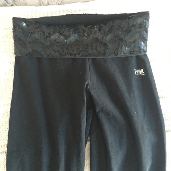 Victoria's Secret sequined leggings NWOT - Picture 1 of 3