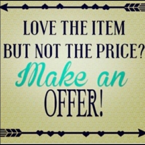 Reasonable offers accepted😊