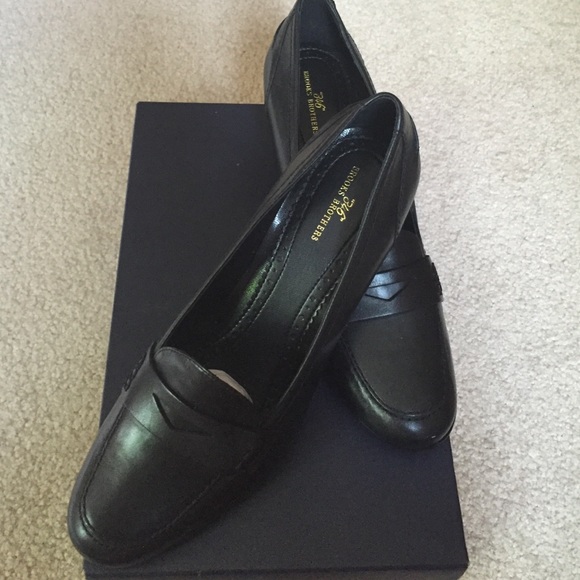 Brooks Brothers Black Loafer Heels