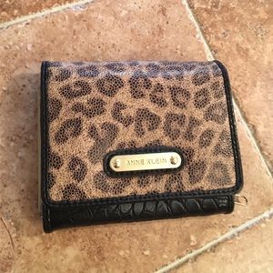 Anne Klein Leopard Wallet