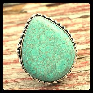 Mosaic Jasper Ring size 7 Sterling Silver