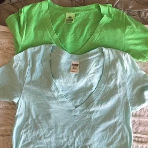 VS PINK v-neck tshirts