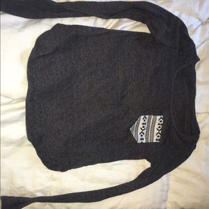 La Hearts long sleeve gray shirt