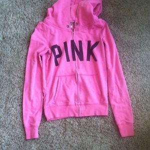 Victoria Secret pink zip up