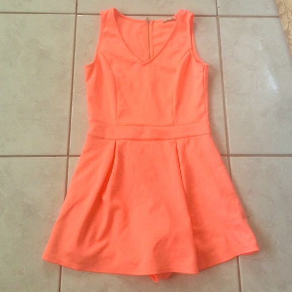 Bright Pink Romper! Charlotte Russe