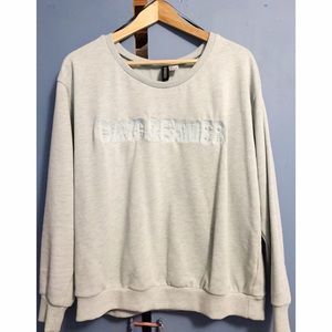 H&M pale blue DAYDREAMER sweater top