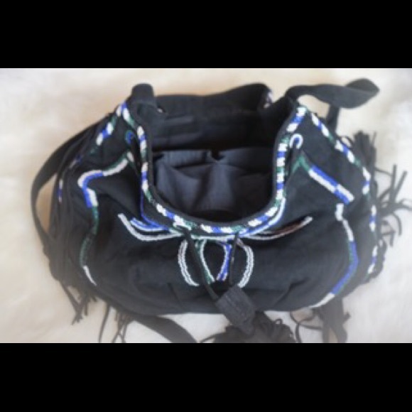 Antik Batik Suede Fringe bag. - Picture 2 of 4