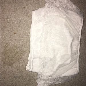 White Crochet Crop Top