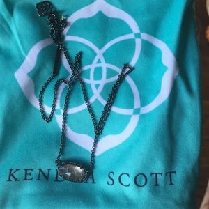 Kendra Scott Black Elisa Necklace