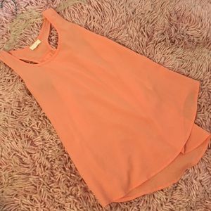 grapefruit pink tank top