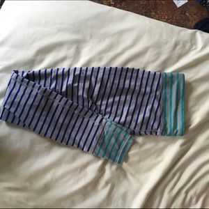 Under Armour striped leggings