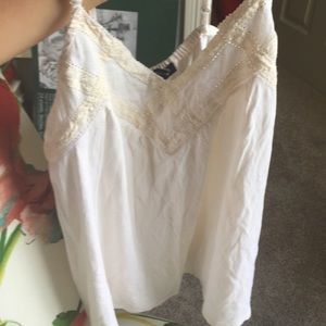 Off white tank top