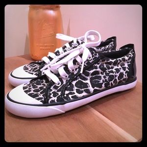 Coach barrett cheetah print sneakers
