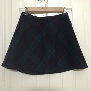 Silence & Noise plaid a-line mini skirt