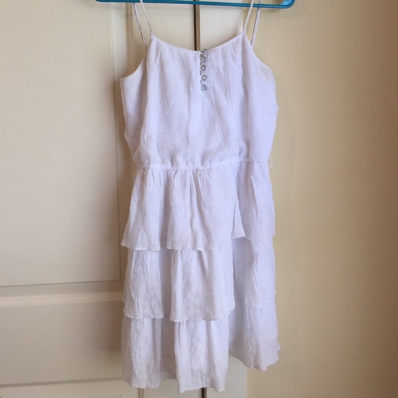 White Summer Dress (Size Small)