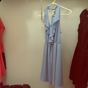 Baby blue dress