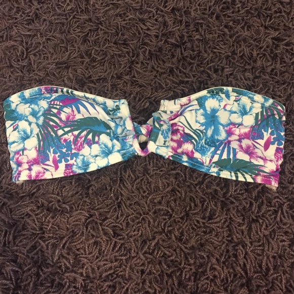 floral bikini top size4