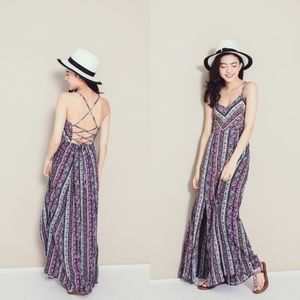Gorgeous print summer maxi dress