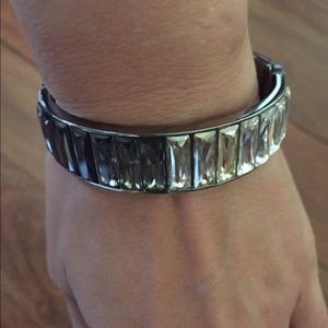 swarovski crystal bangle bracelet .