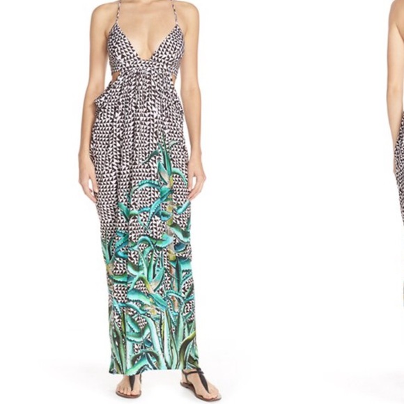 Mara Hoffman Aloe green dress