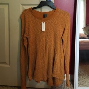 nwt anthropologie long sleeve flowy top