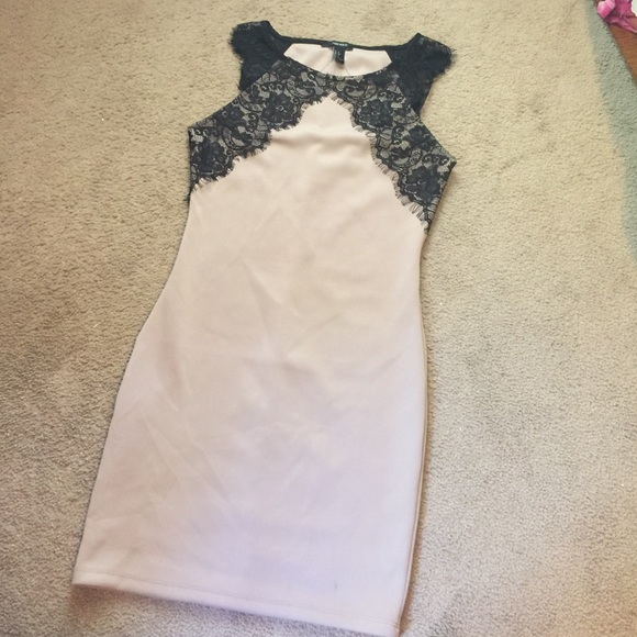 Nude Lace Dress