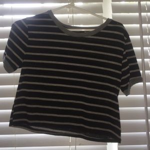 Forever 21 Stripped Crop Top