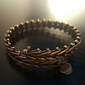 Alex and Ani V66 Copper Gypsy Wrap Rose Gold