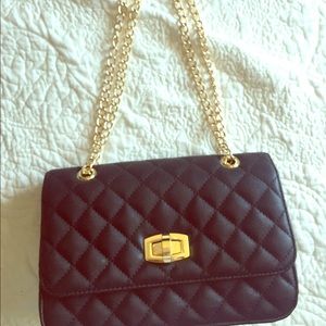 Express black Crossbody quilt bag