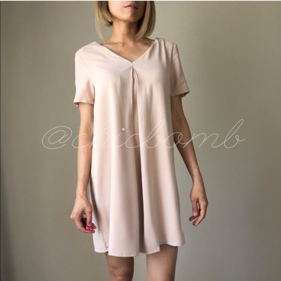 ✳️Midi dress v back in Taupe - Picture 3 of 4