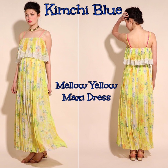 🆕KIMCHI BLUE - MELLOW YELLOW MAXI DRESS