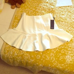 White skirt