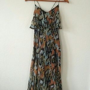 RVCA boho maxi dress