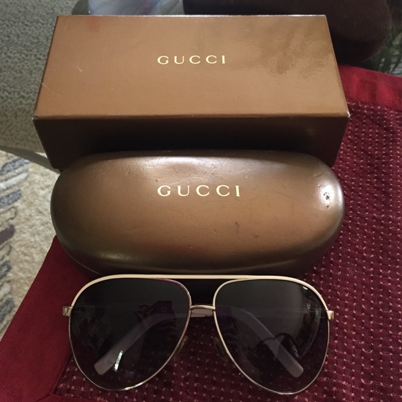 Gucci aviator sunglasses - Picture 1 of 4